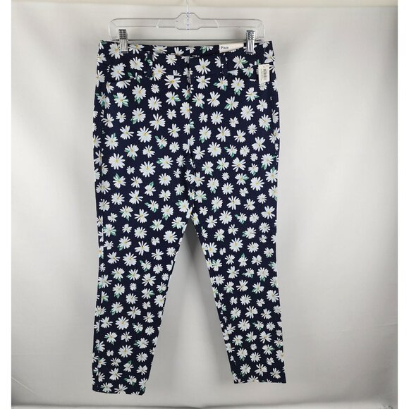 Old Navy Pants - Old Navy Pants Womens 6 Multicolor Floral Print Pixie Ankle Leg Pant NWT